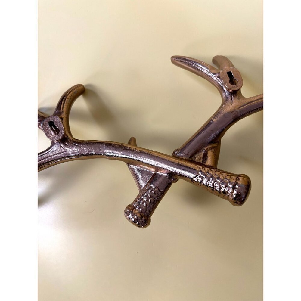 Rose Gold Vintage Antler Wall Hanging - Picture 8 of 9